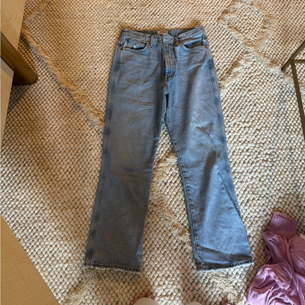 Agolde pinch high rise straight jean size 29